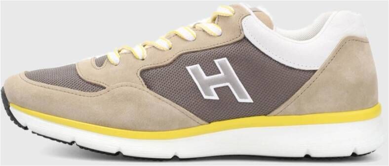 Hogan Suede Gym Sneakers Beige Heren