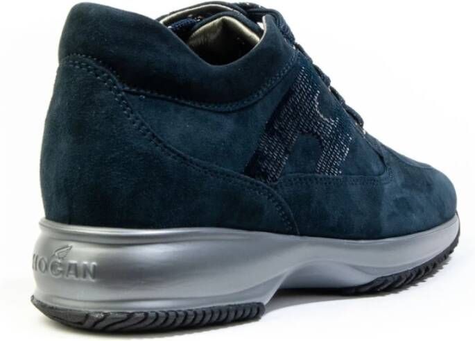 Hogan Interactieve Iconische Model Sneakers Blauw Dames