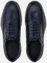 Hogan Blauwe Leren Sneakers met Tonal Borduursel Blauw Heren - Thumbnail 4