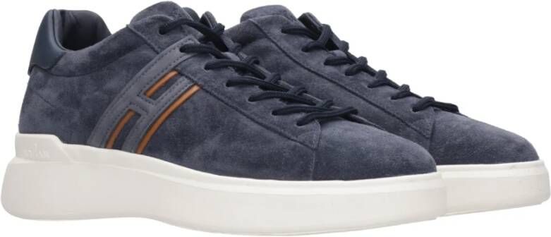 Hogan Blauwe H580 Herensneaker Blauw Heren