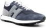 Hogan Donkerblauwe lage sneakers van kalfsleer Blauw Heren - Thumbnail 7