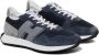 Hogan Donkerblauwe lage sneakers van kalfsleer Blauw Heren - Thumbnail 3