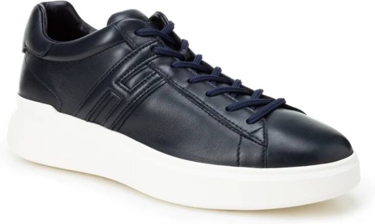 Hogan Blauwe Sneakers met Pinaforemetal Breedte Blauw Heren