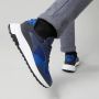 Hogan Dynamische blauwe leren sneakers Blauw Heren - Thumbnail 8