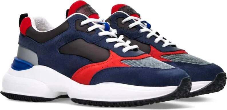 Hogan Verhoog je sneaker game met Interaction Sneakers Blauw Heren