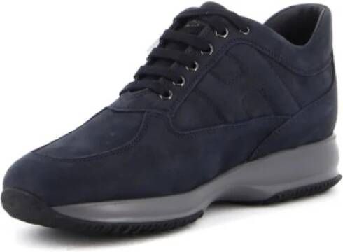 Hogan Blauwe Interactive Sneakers voor Heren Blauw Heren