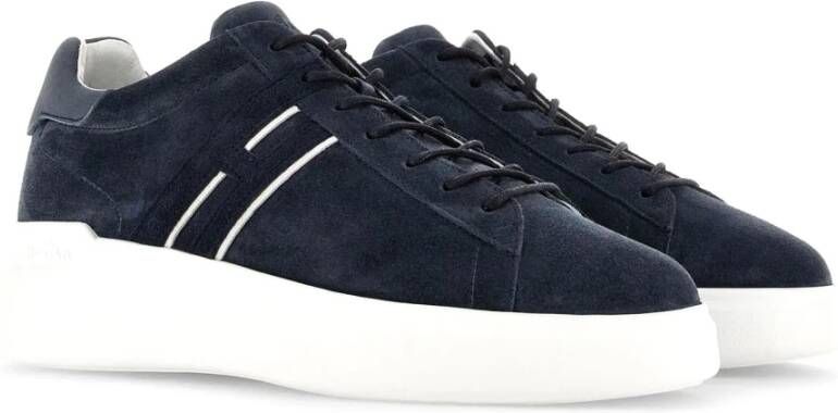 Hogan Blauwe H580 Sneakers voor Heren Blauw Heren