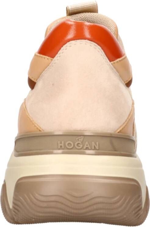 Hogan Sneakers Bruin Brown Dames