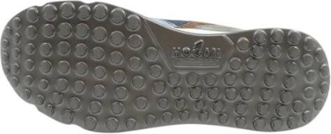 Hogan Bruine Suède Heren Sneakers Bruin Heren