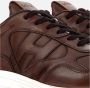 Hogan Hyperlight Bruine Leren Sneakers Brown Heren - Thumbnail 6