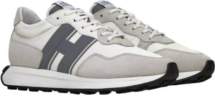 Hogan Witte Grijze H601 Sneakers voor Heren Grijs Heren