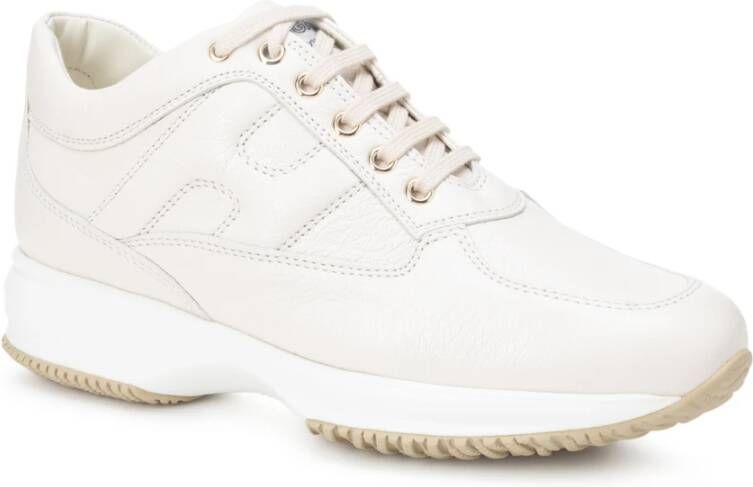 Hogan Luxe Parel Leren Sneakers Meerkleurig Dames