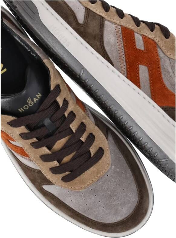 Hogan Multicolor Suède Leren Sneakers voor Heren Meerkleurig Heren