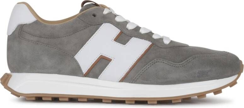 Hogan Sneakers met H Patch Detail Gray Heren