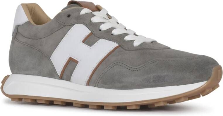 Hogan Sneakers met H Patch Detail Gray Heren