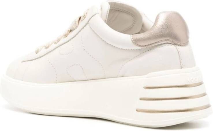 Hogan Sneakers met Kristalversiering Beige Dames