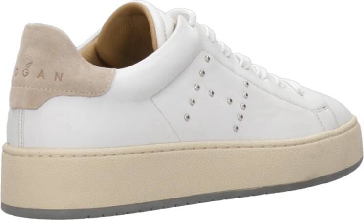 Hogan Sneakers met studs van leer White Dames