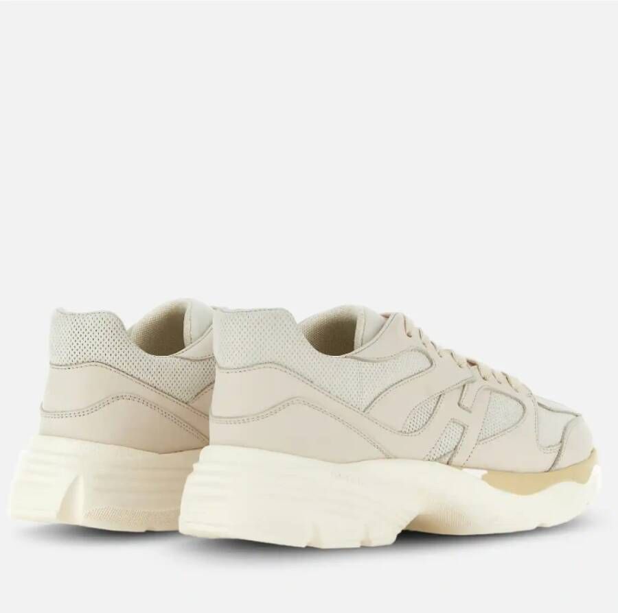 Hogan Sneakers met tweekleurige extralichte zool Beige Heren