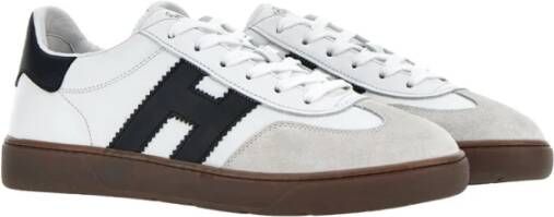 Hogan Sneakers van glad leer voor heren White Heren