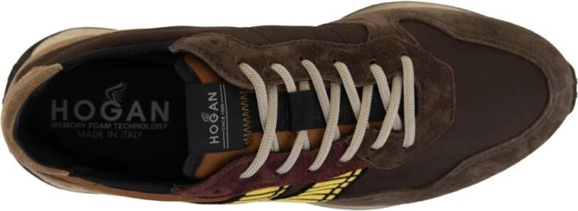 Hogan Sneakers van suède met leren voering Multicolor Heren