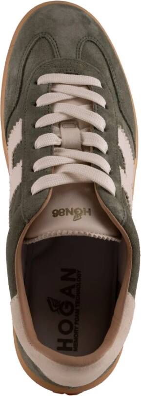 Hogan Sneakers van suèdeleer Groen Green Heren