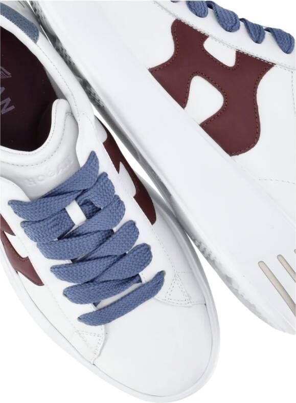 Hogan Witte Leren Sneakers voor Dames Wit Dames