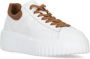 Hogan Witte Leren Sneakers voor Dames White Dames - Thumbnail 2