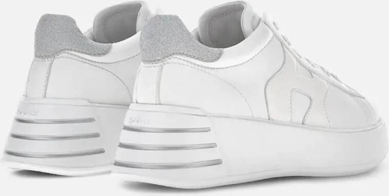 Hogan Witte platte sneakers voor vrouwen Wit Dames