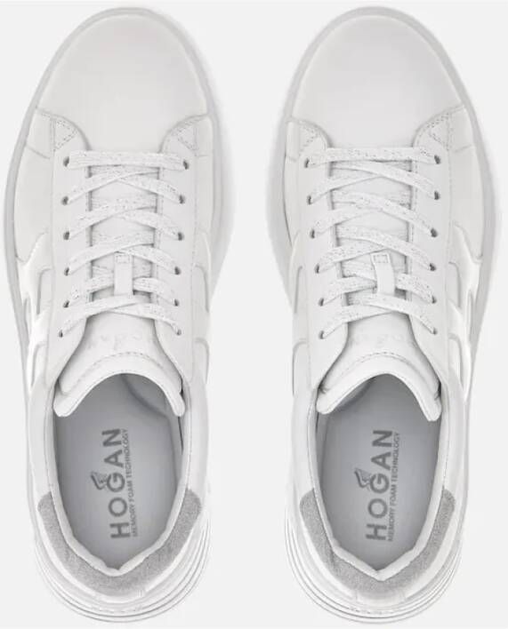 Hogan Witte platte sneakers voor vrouwen Wit Dames