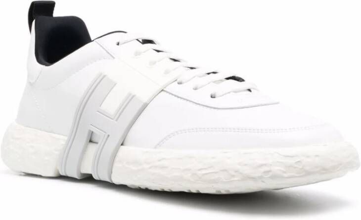 Hogan Bianco Leren 3R Sneakers Upgrade Jouw Collectie Wit Heren - Foto 10