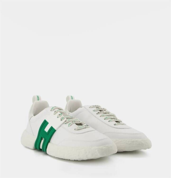 Hogan Bianco Leren 3R Sneakers Upgrade Jouw Collectie Wit Heren