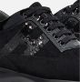 Hogan Zwarte Interactieve Suède Sneakers met Patentdetails Black Dames - Thumbnail 3