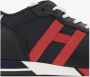 Hogan Suède sneakers voor heren met grosgrain- en technische stofdetails Zwart Heren - Thumbnail 5