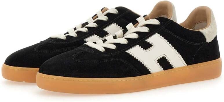 Hogan Stoere Heren Suède Sneakers Zwart Heren