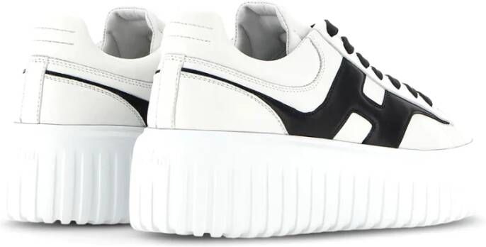 Hogan Sportieve en veelzijdige H-Stripes sneakers White Dames