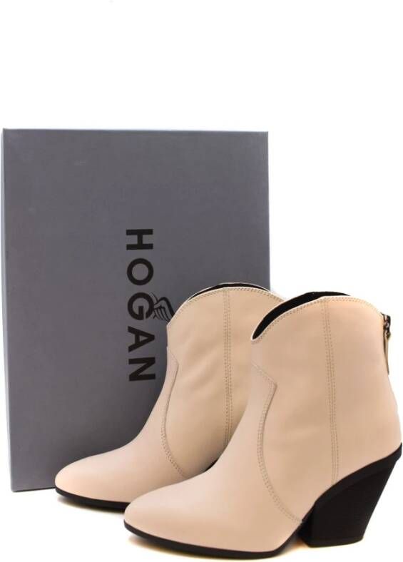 Hogan Stijlvolle Booties voor elke gelegenheid Beige Dames