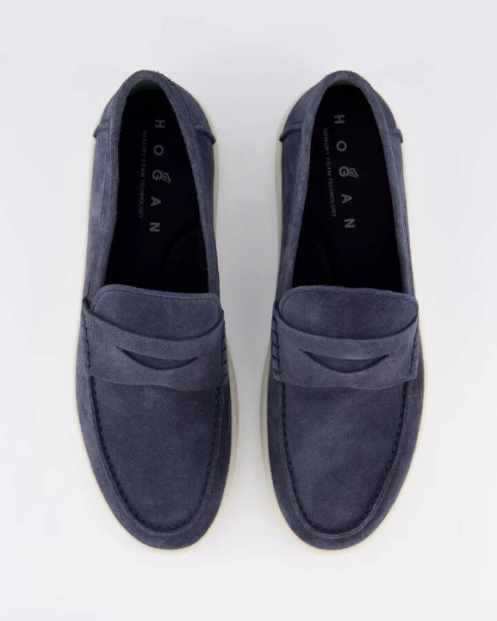 Hogan Stijlvolle Cool Mocassino voor heren Blue Heren