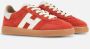 HOGAN Lage Sneakers Dames Cool Allacciato Maat: 41 Materiaal: Suède Kleur: Rood - Thumbnail 3