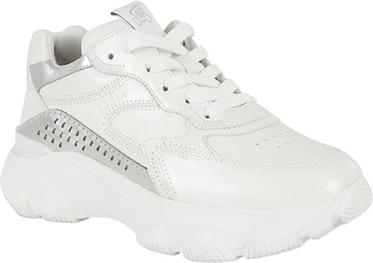 Hogan Stijlvolle Hyperactieve Allacc Forature Schoenen White Dames