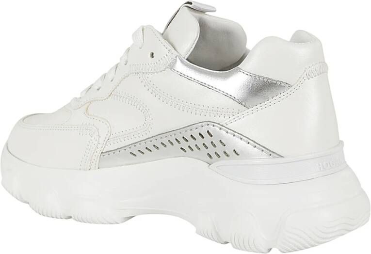 Hogan Stijlvolle Hyperactieve Allacc Forature Schoenen White Dames