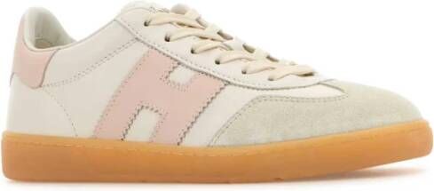 Hogan Stijlvolle Sand Cool Sneakers Pink Dames