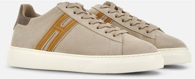 Hogan Stijlvolle Sneakers voor Dagelijks Gebruik Beige Heren