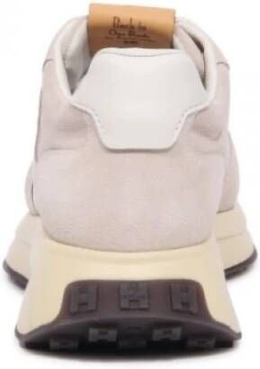 Hogan Stijlvolle Sneakers voor Mannen Beige Dames