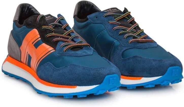 Hogan Stijlvolle Sneakers voor Mannen en Vrouwen Blauw Heren