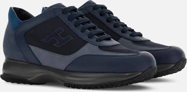 Hogan Stijlvolle Sneakers voor Mannen en Vrouwen Blue Heren