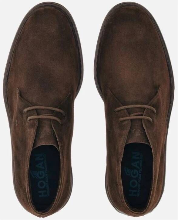 Hogan Stijlvolle Sneakers voor Mannen en Vrouwen Brown Heren