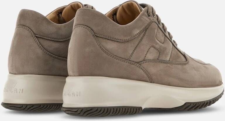 Hogan Stijlvolle Sneakers voor Mannen en Vrouwen Brown Heren