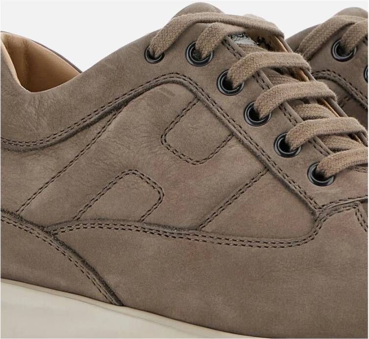 Hogan Stijlvolle Sneakers voor Mannen en Vrouwen Brown Heren