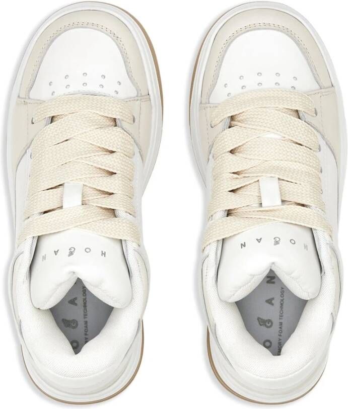 Hogan Stijlvolle Sneakers voor Mannen en Vrouwen White Dames