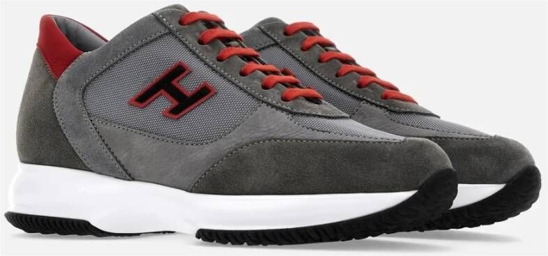 Hogan Stijlvolle Sneakers voor Mannen Gray Heren